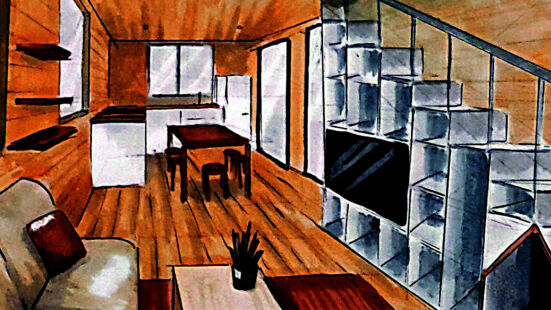 Aménagement d'une Tiny house