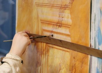 Le filage en peinture décorative : le